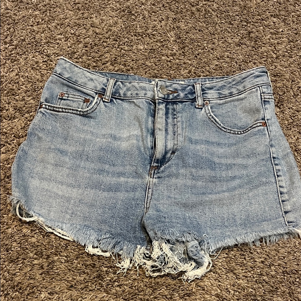 Topshop Mom Jean Shorts